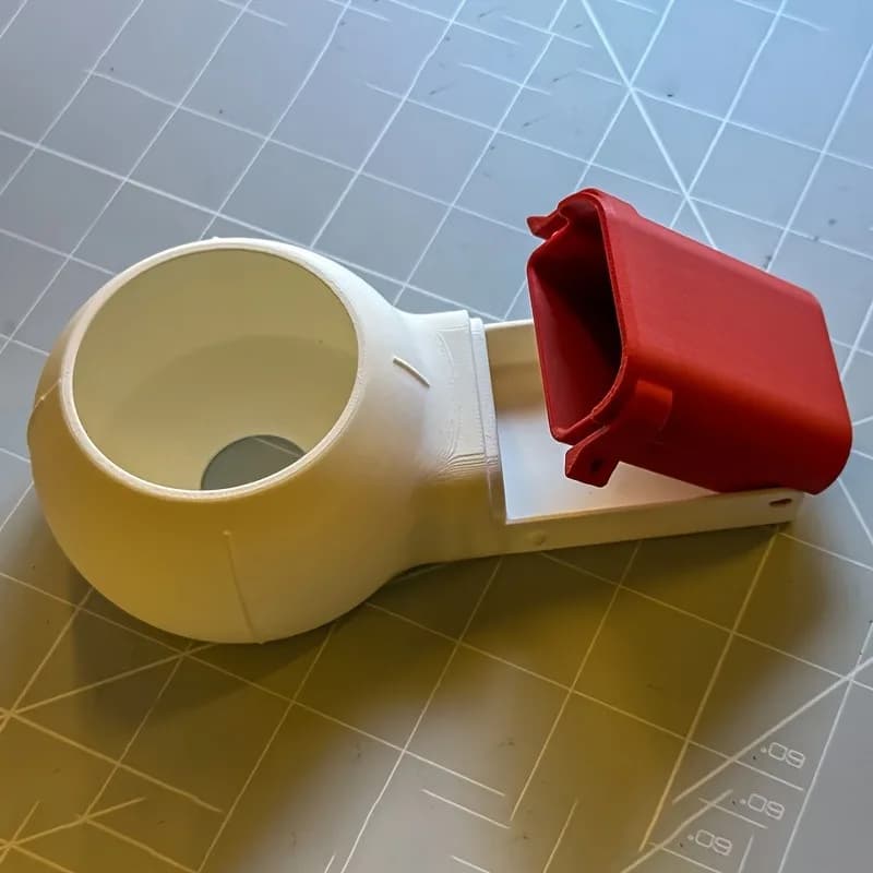 Pojemnik na pył od wiertarki